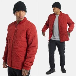 Burton Jacket Mens Large Bomber Heat Insulated Puffer Quilted Outdoor Utility